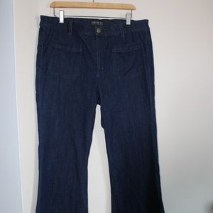FOREVER 21 NEVER WORN HI WAIST MEGA FLARE JEANS
